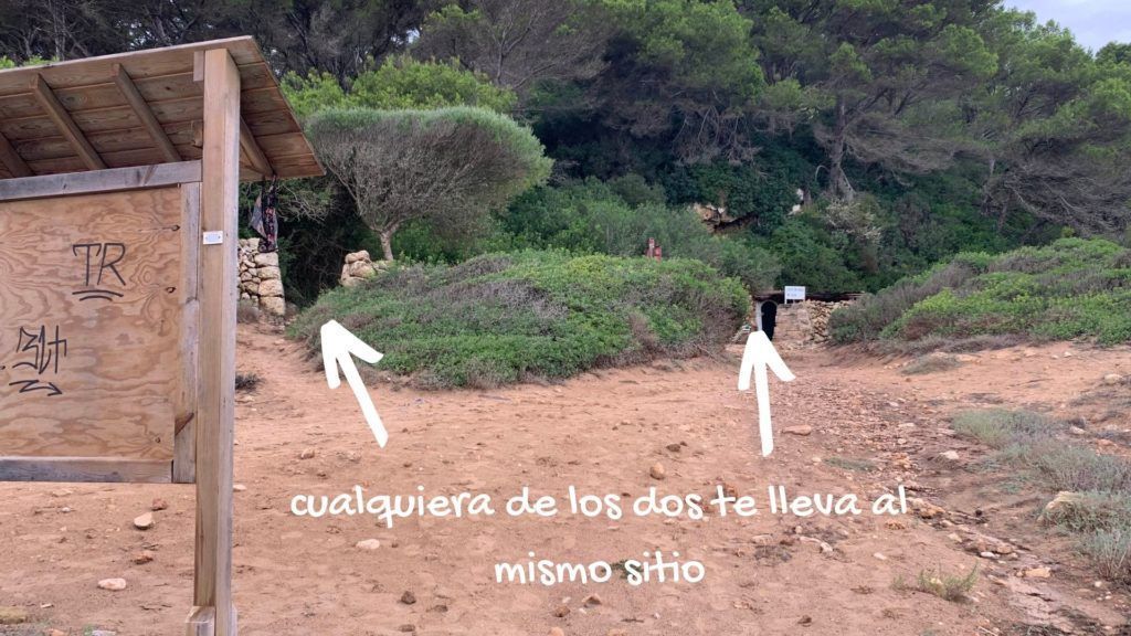 Cómo llegar a Cala Escorxada y cala Fustam