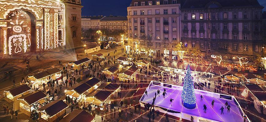 Mercados navideños en Budapest